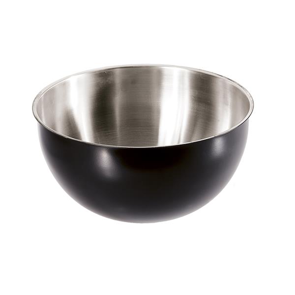 Biradlı Grv-325-Siyah Çelik Mayonez Kabı Ø 16 Cm - 1,5 L Siyah