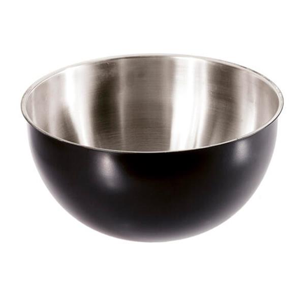 Biradlı Grv-329-Siyah Çelik Mayonez Kabı Ø 32 Cm - 10,5 L Siyah