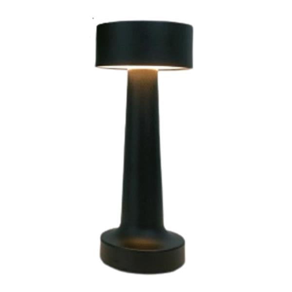 Biradlı Grv-810-Siyah Şarj Edilebilir Masa Lambası 9x21 cm
