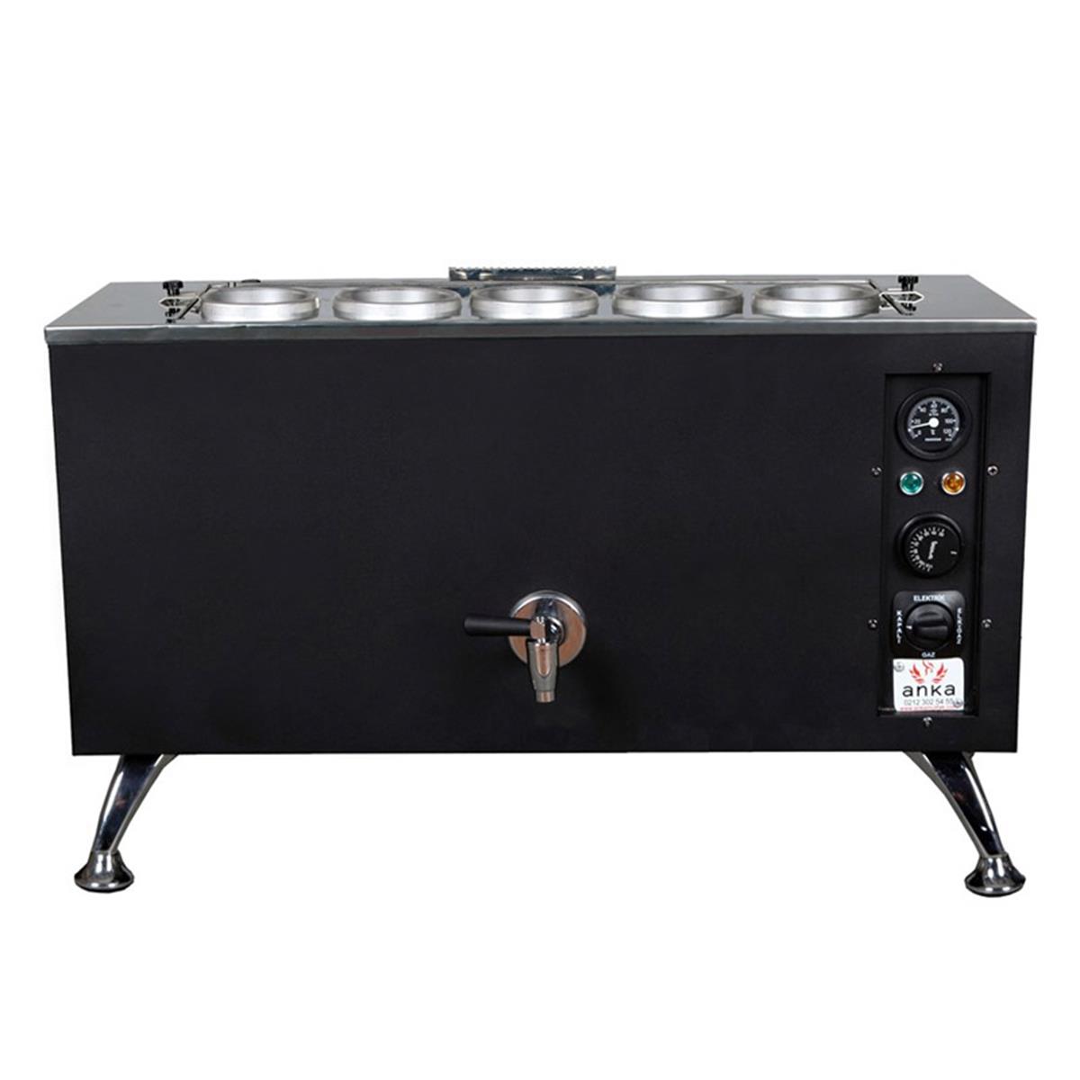 Anka 5 Demlikli Black Pro Elektrikli Çay Makinesi