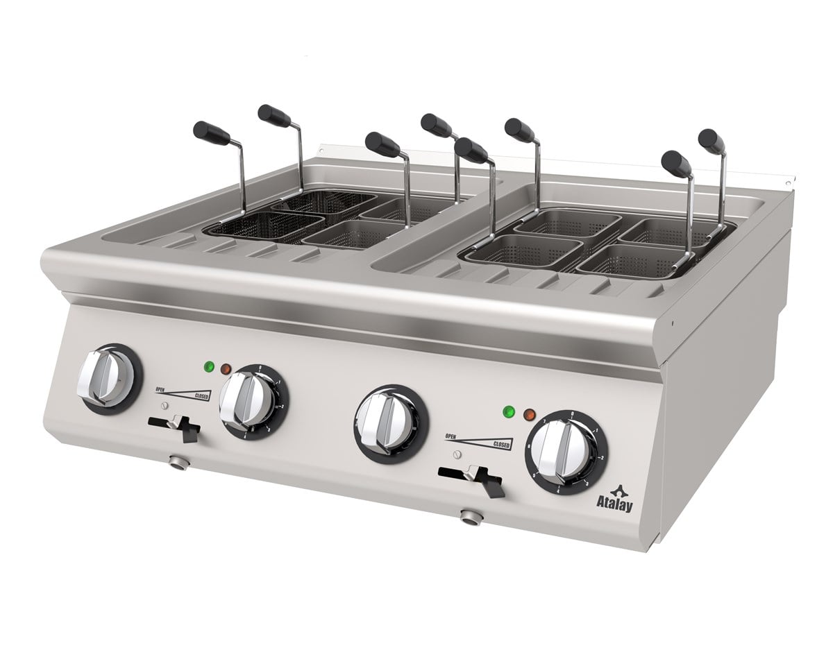 Atalay AMP-873 Makarna Haşlama Makinesi Elektrikli 8 Sepetli 80x73x30