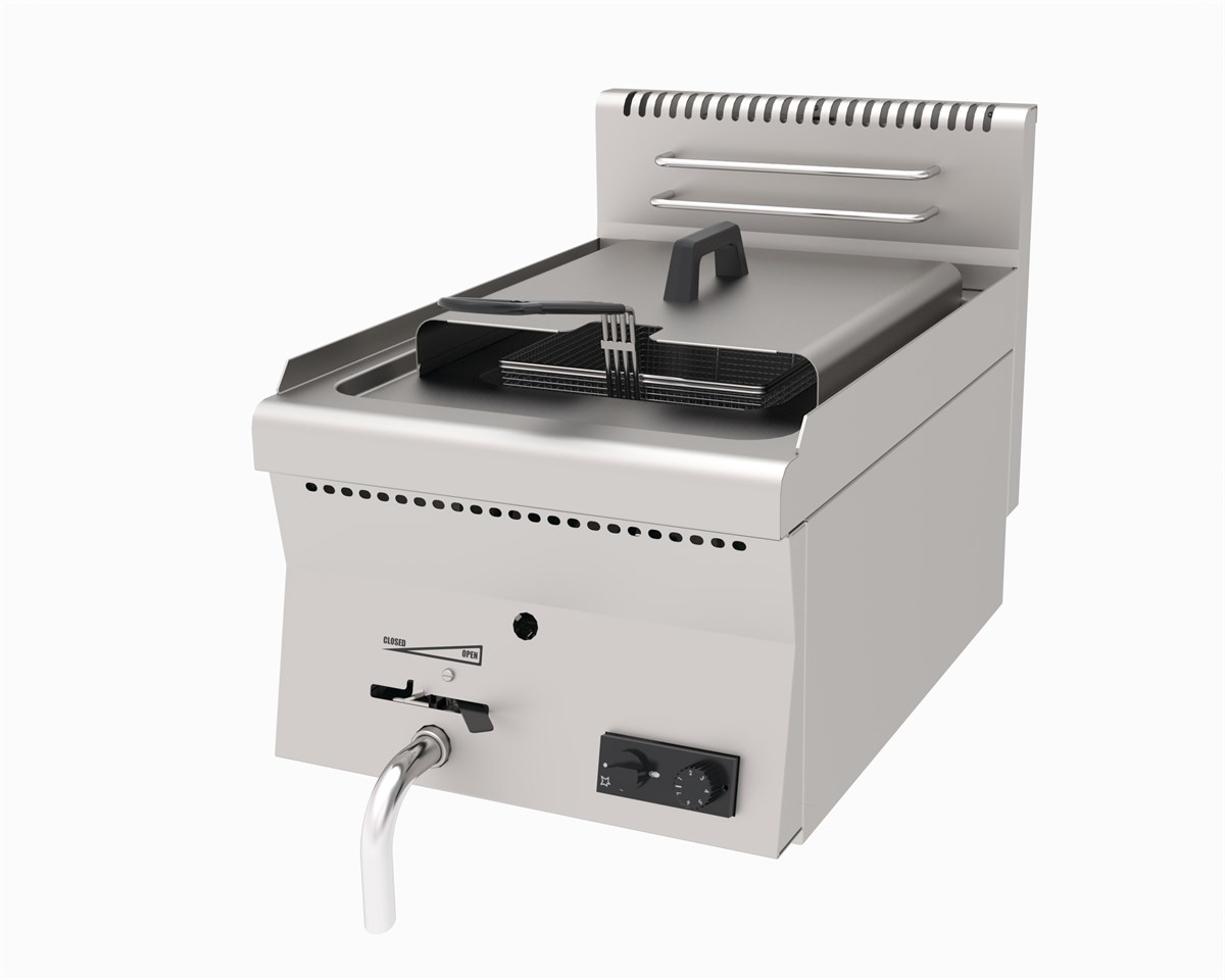 Atalay E AGF-360 Gazlı Fritöz 8 Litre Ce Belgeli 30x60x30 