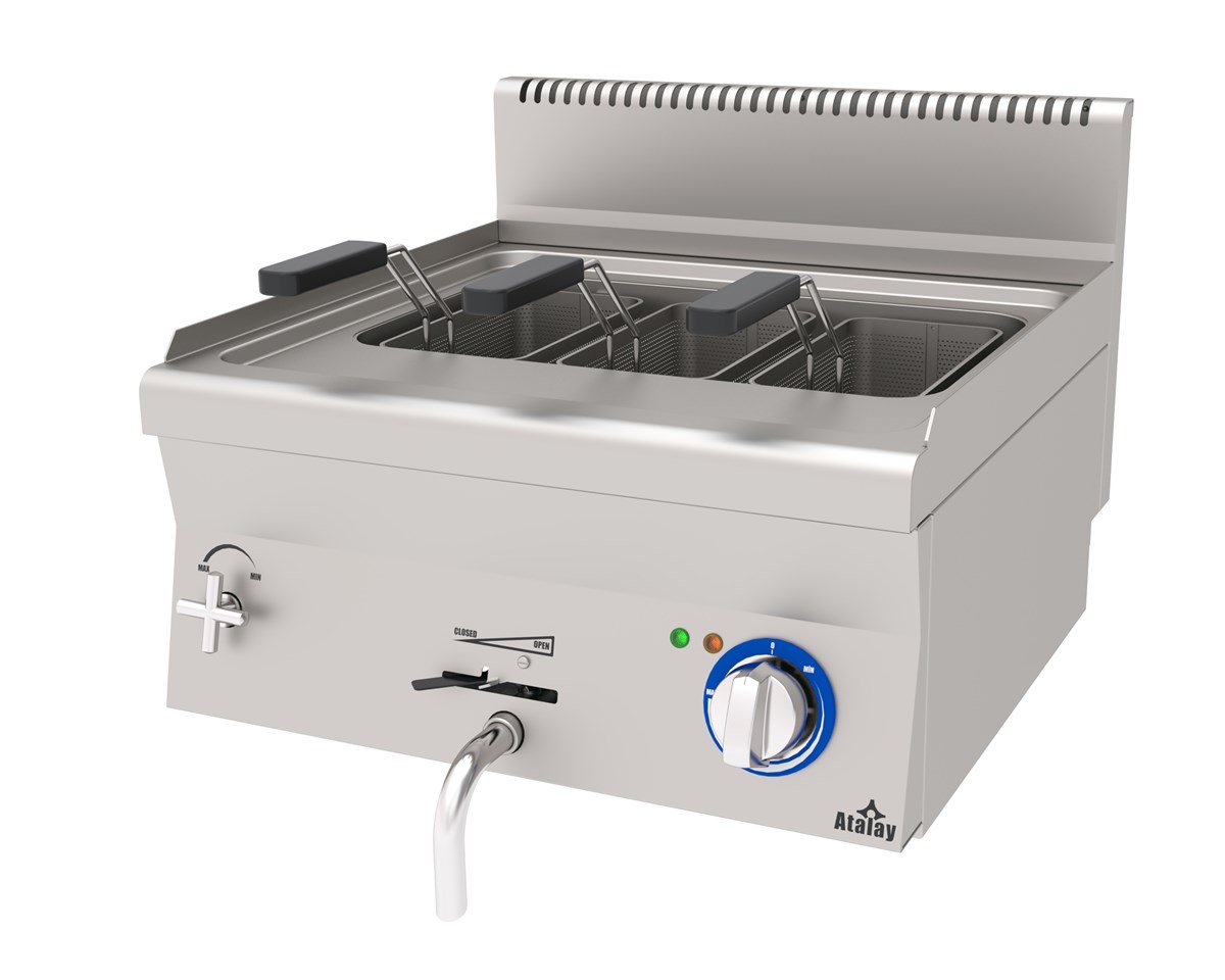 Atalay E AMP-660 Makarna Haşlama Makinesi Elektrikli 3 Sepetli 60x60x30