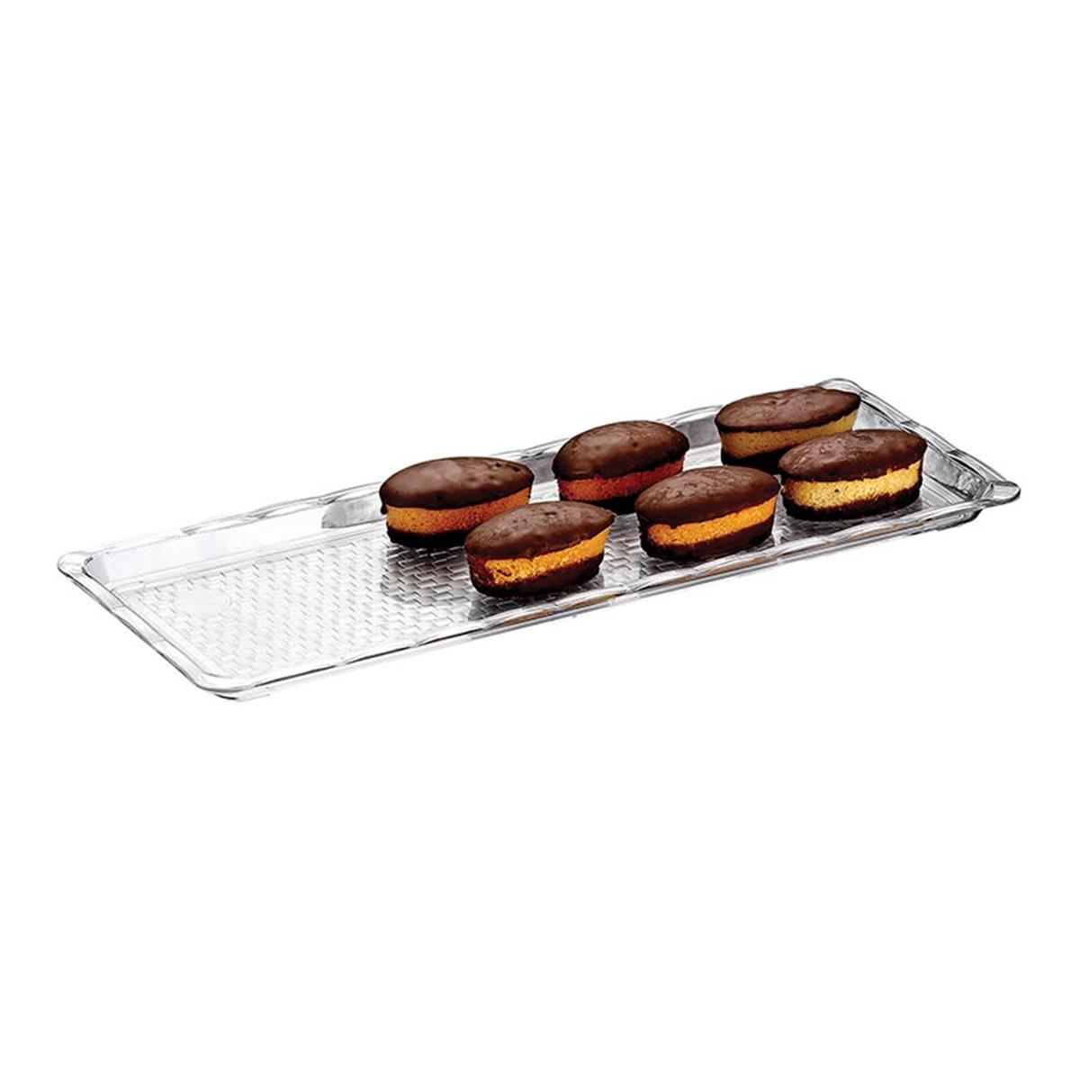 Biradlı Brd-Ç004 Polikarbon Pastane Teşhir Tepsi 10x30 CmBiradlıBR.BRD-Ç004