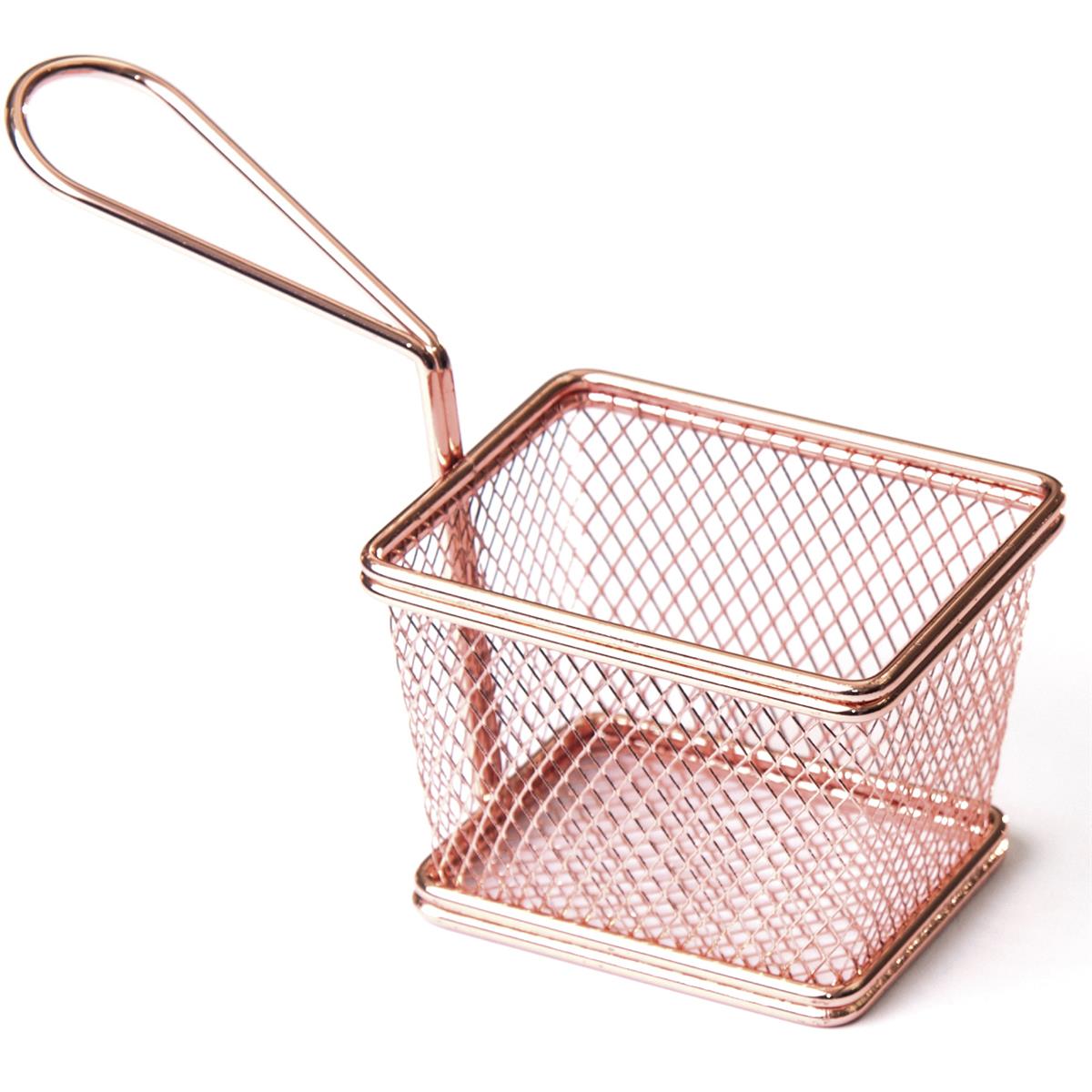 Biradlı Brd-Yq03-B Patates Sunum Kare Bakır 10x7,5x7,5 Cm BiradlıBR.BRD-YQ03-B