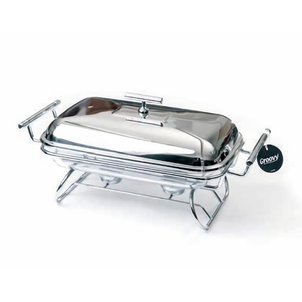 Biradlı Grv-0902 Isıtıcılı Yemek Servis Dikdörtgen 2,2 L 42X21,5X19 cmBiradlıBR.GRV-0902