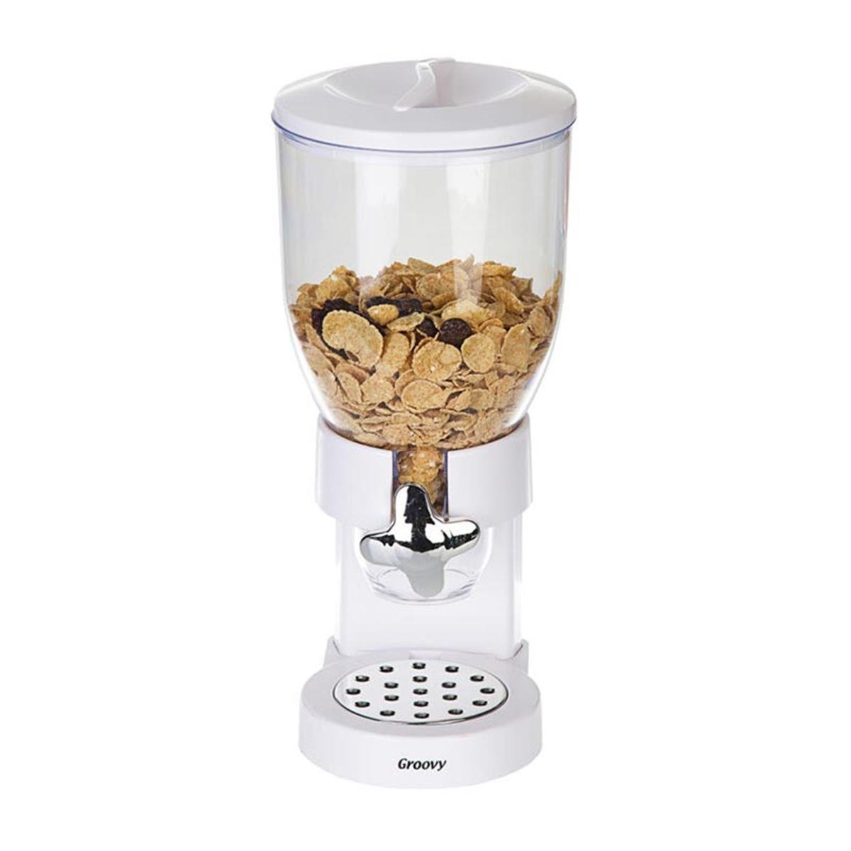 Biradlı Grv-10413 Tekli Corn Flakes Dispenser 3,5 Beyaz-SiyahBiradlıBR.GRV-10413