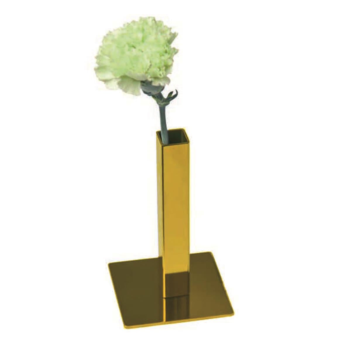 Biradlı Grv-112-Altın Çelik Kare Karanfillik-Altın 13 Cm BiradlıBR.GRV-112-ALTIN