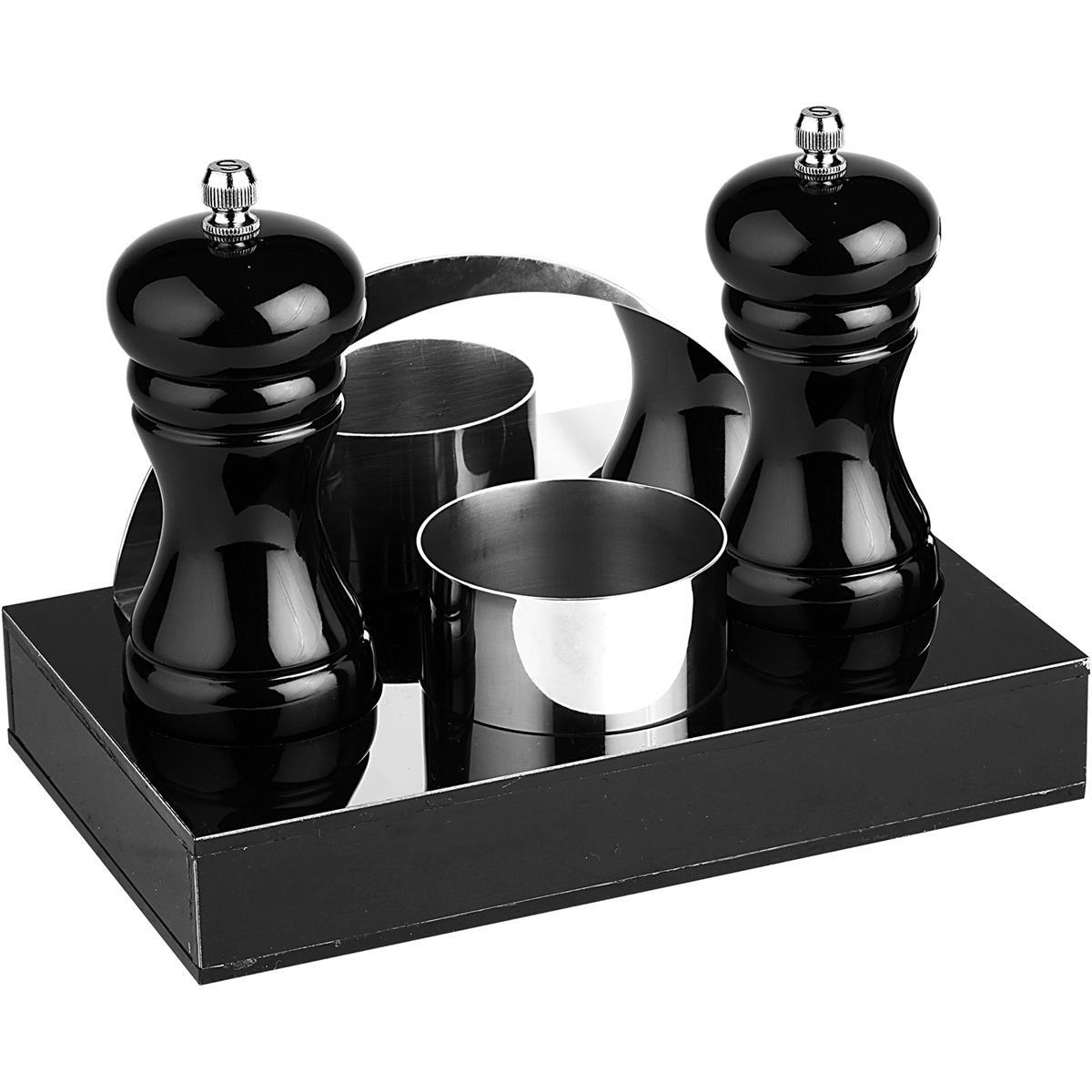 Biradlı Grv-198 4 Lü Menaj Set 20X12Xh3 Cm Kırmızı,Siyah,Beyaz BiradlıBR.GRV-198