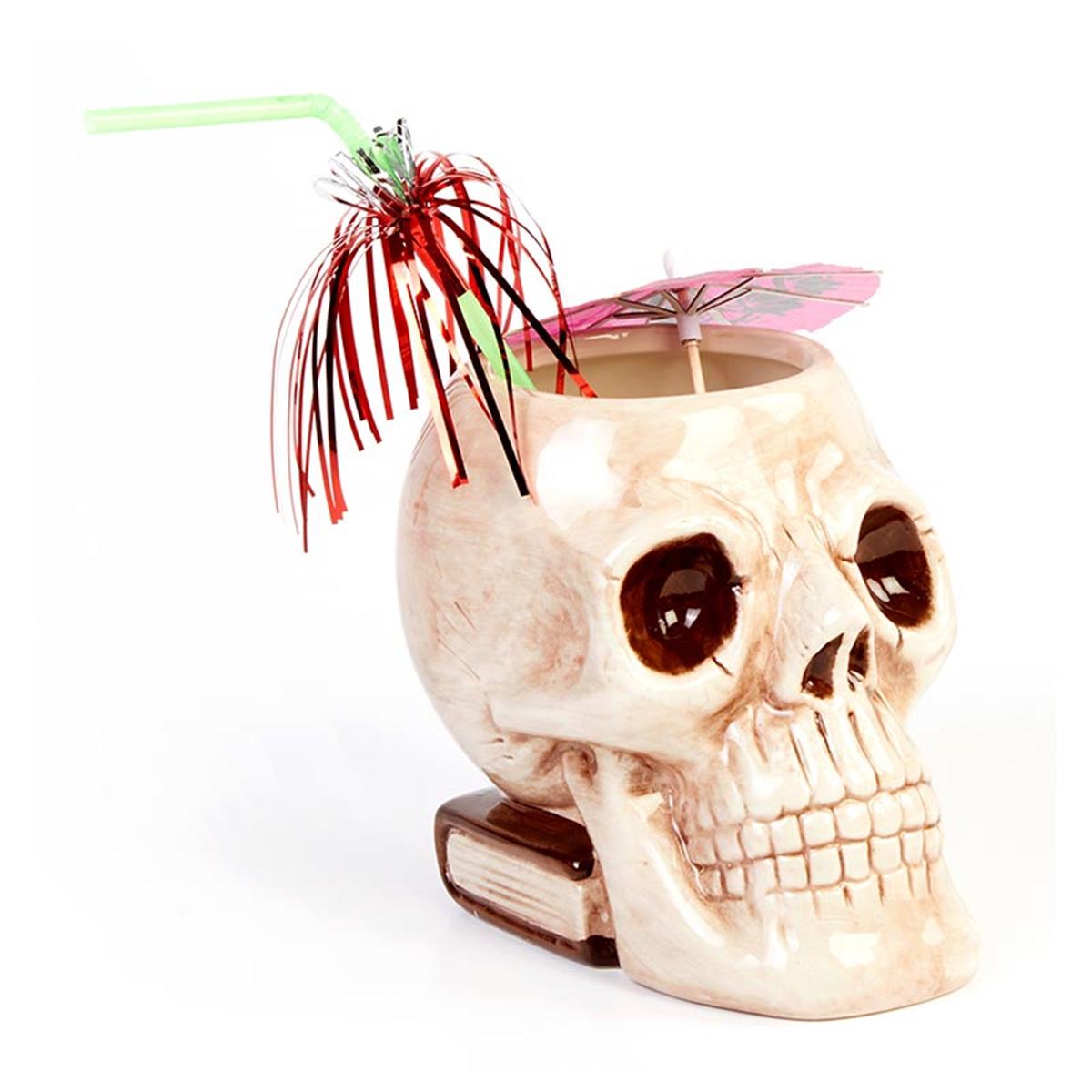 Biradlı Grv-20202 Ceramıc Tiki Mug 14x9x12 cm 550 CcBiradlıBR.GRV-20202