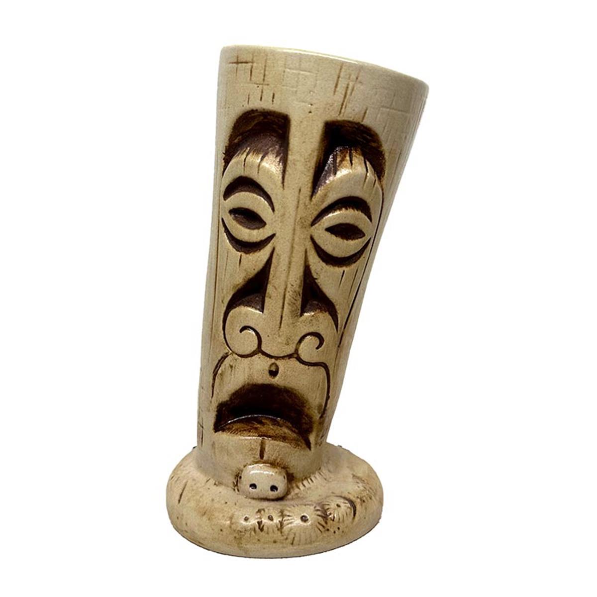 Biradlı Grv-20228 Ceramıc Tiki Mug 7,5x19 cm 400 CcBiradlıBR.GRV-20228