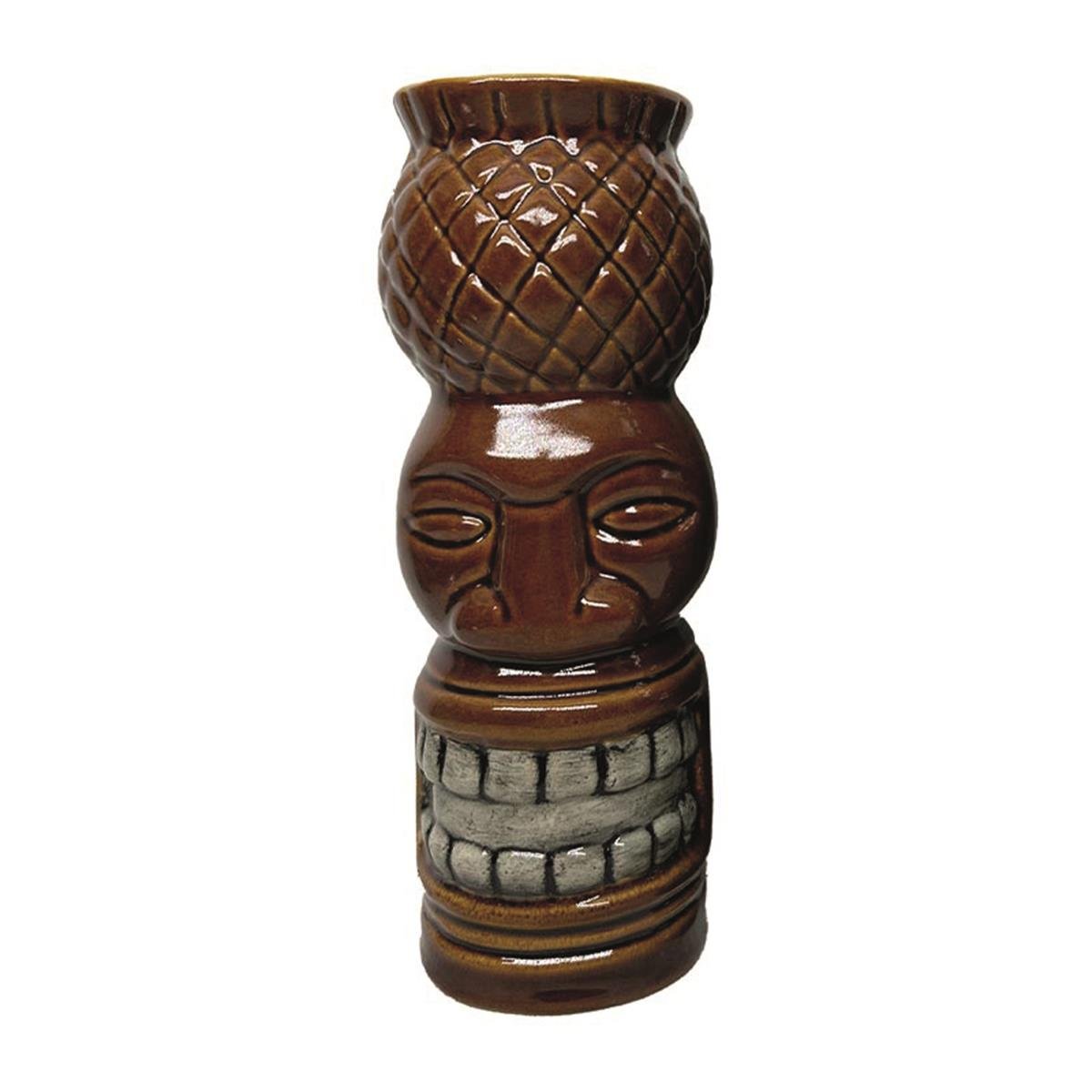 Biradlı Grv-20230 Seramik Tiki Mug 7x21 Cm 550 Cc KahverengiBiradlıBR.GRV-20230-K