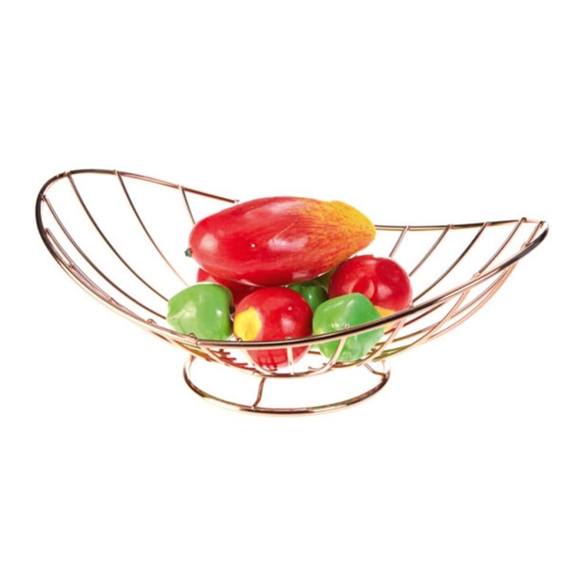 Biradlı Grv-529A-Bakır Tel Meyvelik Bakır 35X24X11Cm BiradlıBR.GRV-529A-BAKIR