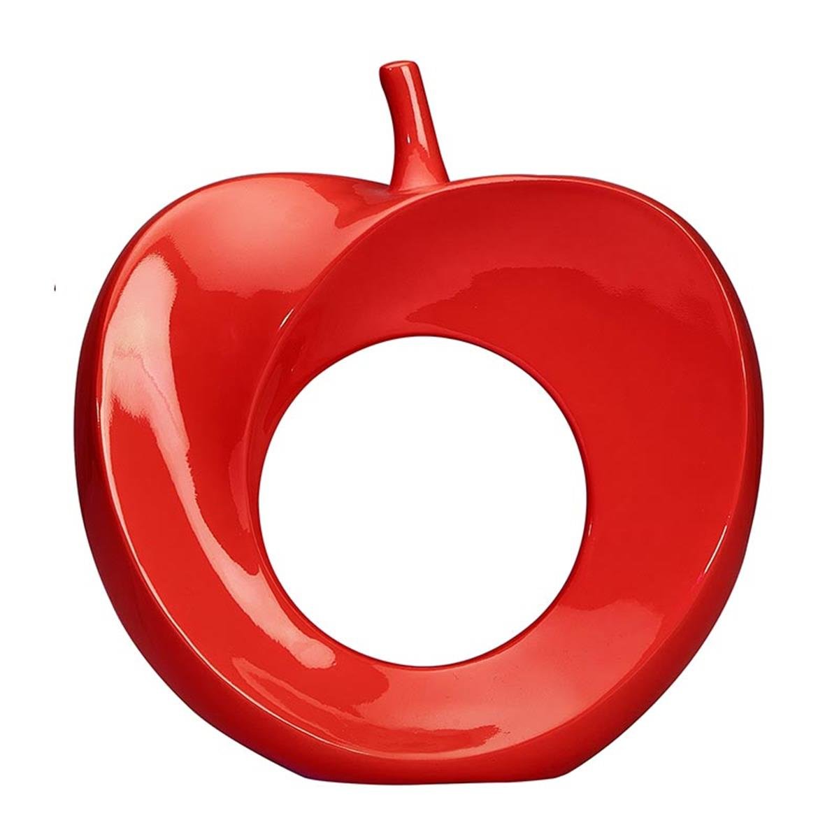 Biradlı Grv-G474 Dekoratif Delikli Elma 29x7x32 Cm Kırmızı-Yeşil BiradlıBR.GRV-G474