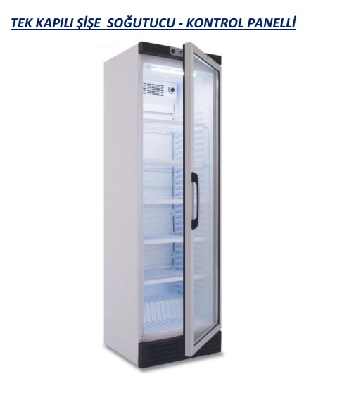 Coldera CL 380 SDC Tek kapılı şişe soğutucu kontrol panelliColderaCL.CL 380 SDC