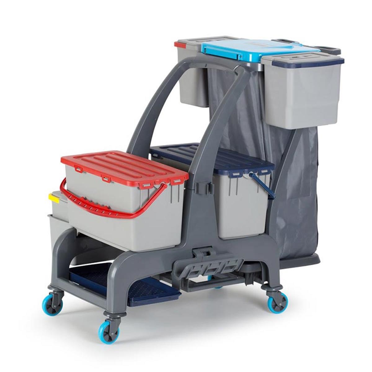 Fantom Procart Jet 731S Jet Temizlik Seti Sızdırmaz Kovalı, Çöp Toplama Üniteli & Aksesuar Kovalı 2 X 22 Litre