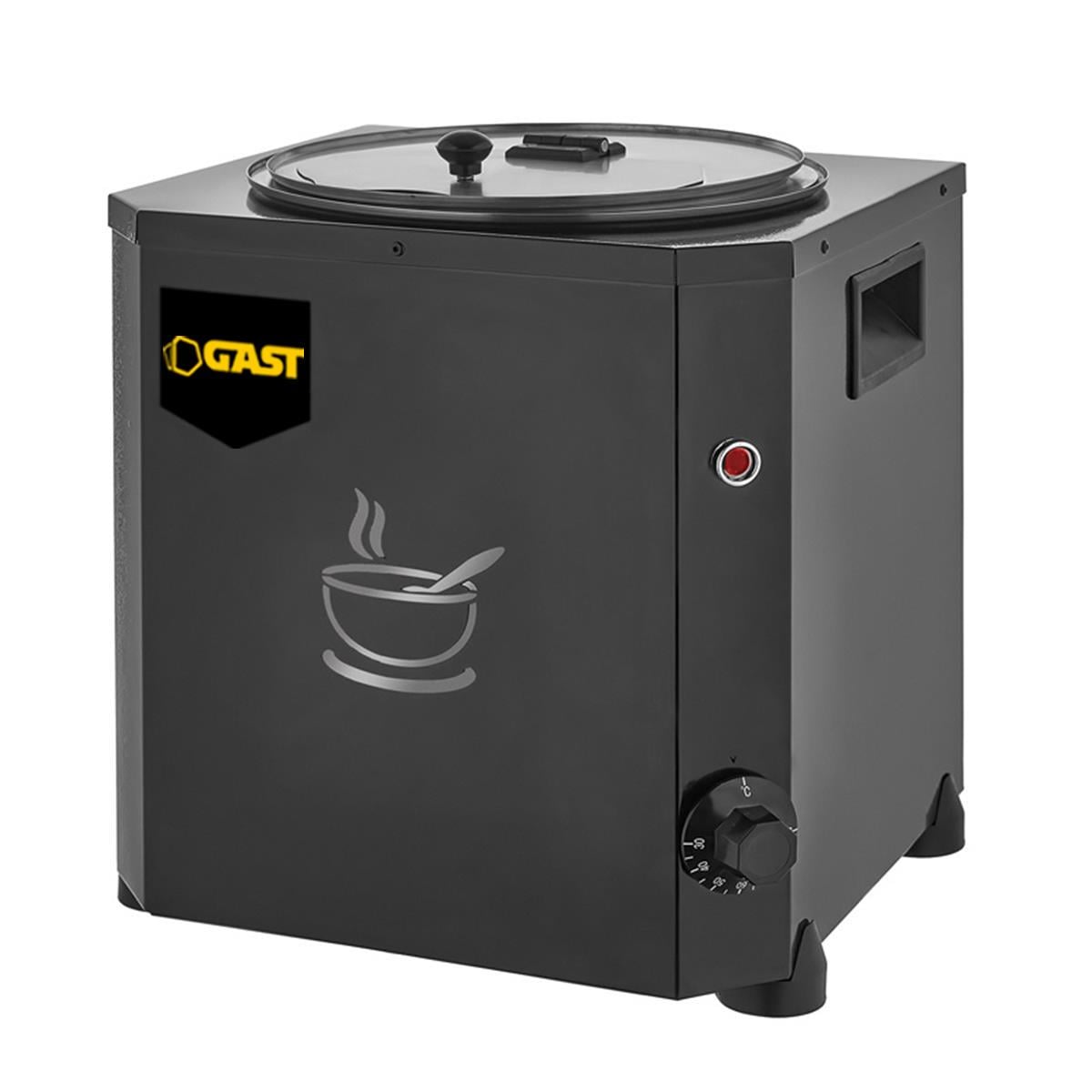 Gast CB18 Siyah 9 lt Jumbo Çorba IsıtıcıGastGAST.CB18