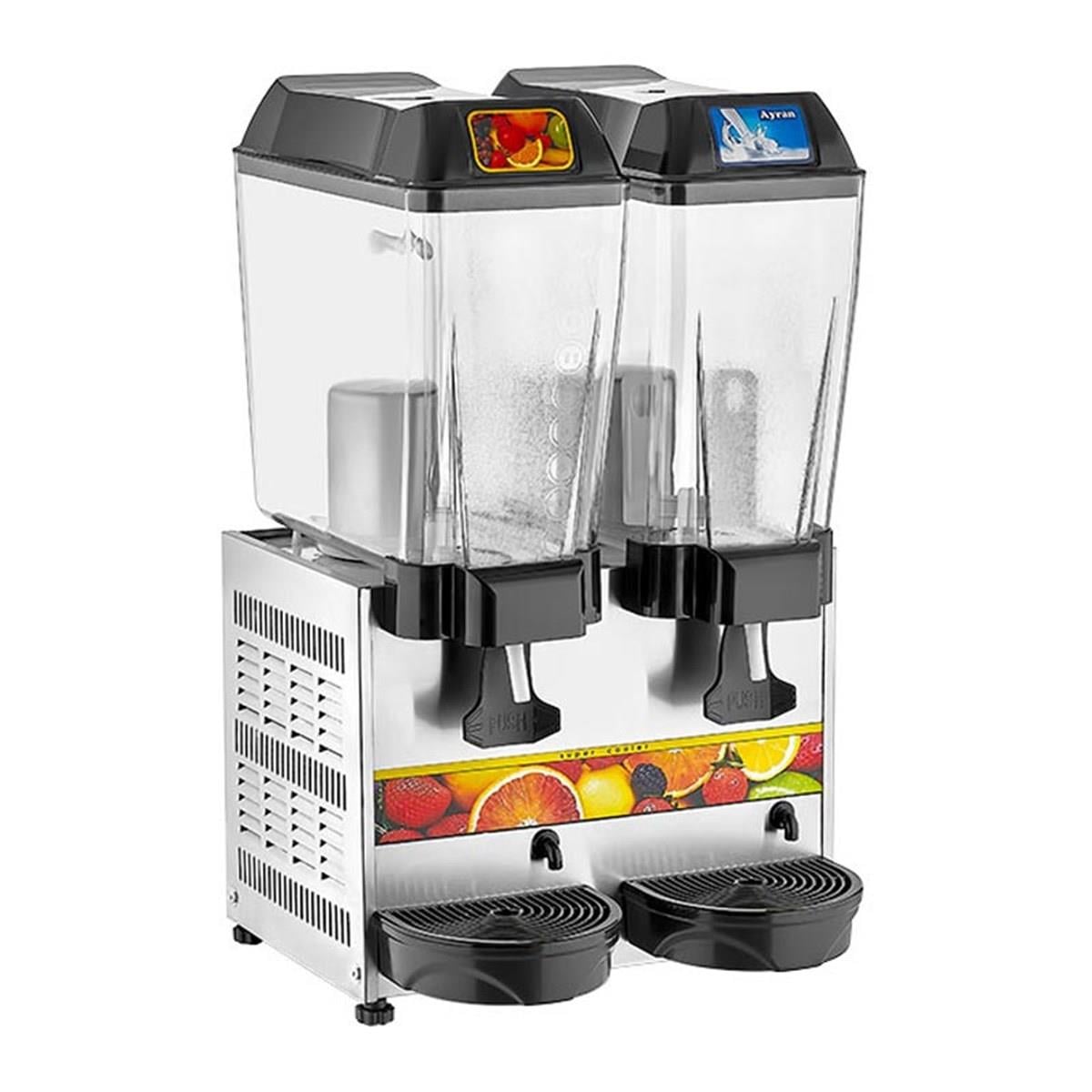 Gast ST13 Çiftli Şerbet + Ayran Soğutucu 2x20 lt GriGastGAST.ST13-G