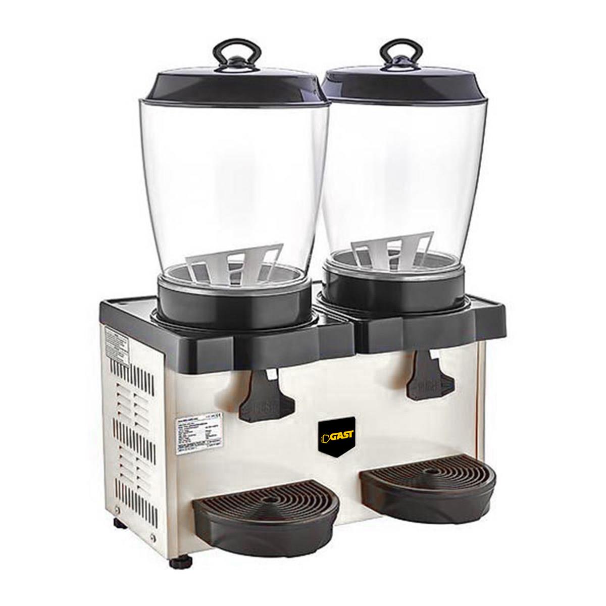 Gast ST35 Çiftli Royal Mini Şerbet & Ayran Soğutucu 11+11 lt Metalik GriGastGAST.ST35-G