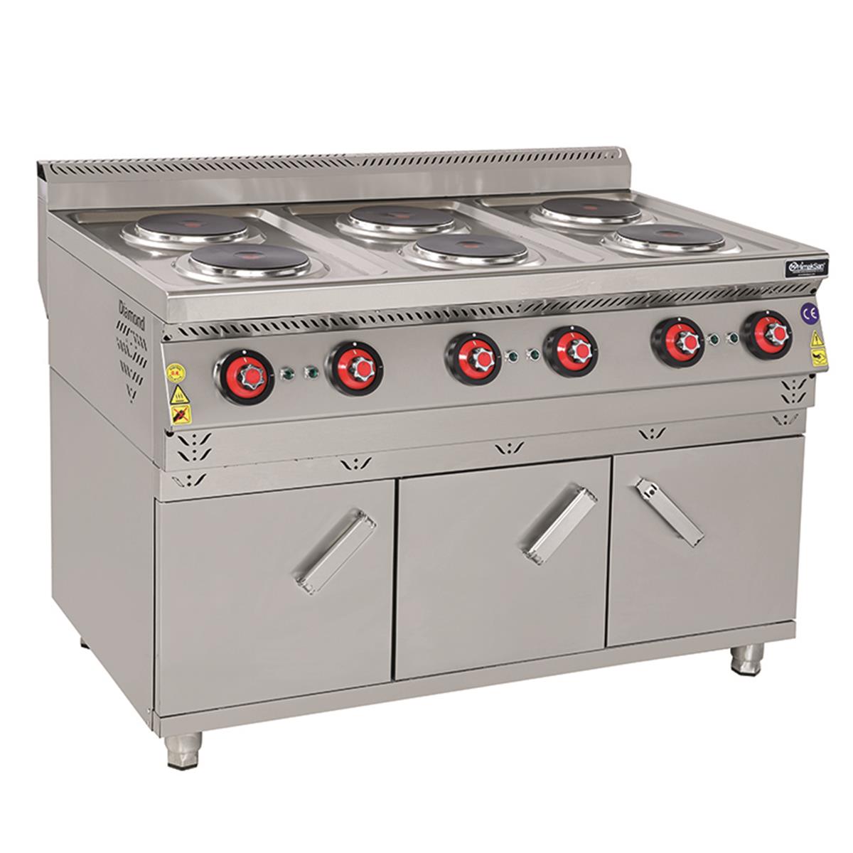 Himaksan DOE 1278 6Lı Elektrikli OcakHimaksanHMK-DOE 1278