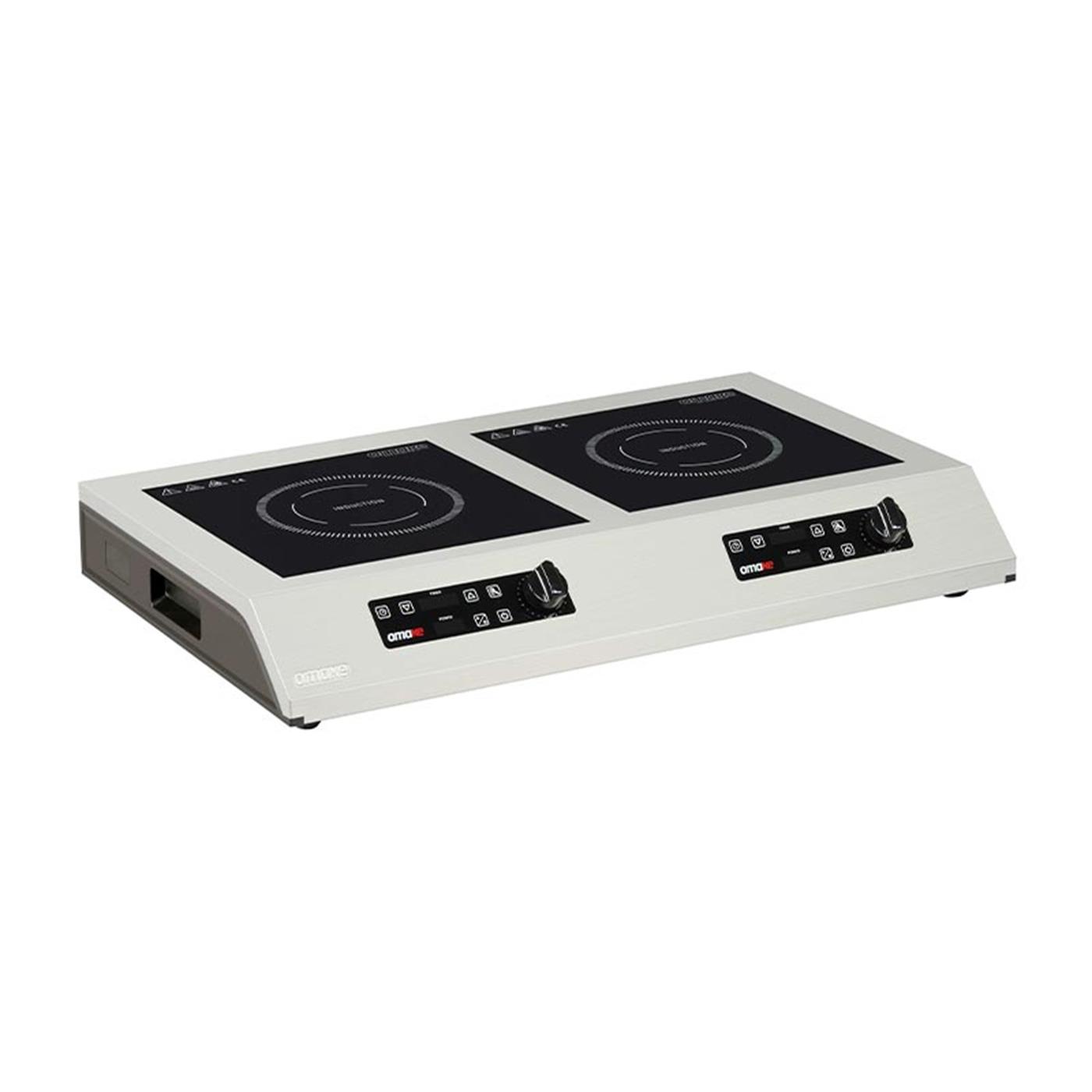 Omake 2x2000W Cam Yüzeyli Elektrikli Çiftli İndüksiyon OcakOmakeOmk.IND01.I25.2000.Z5F