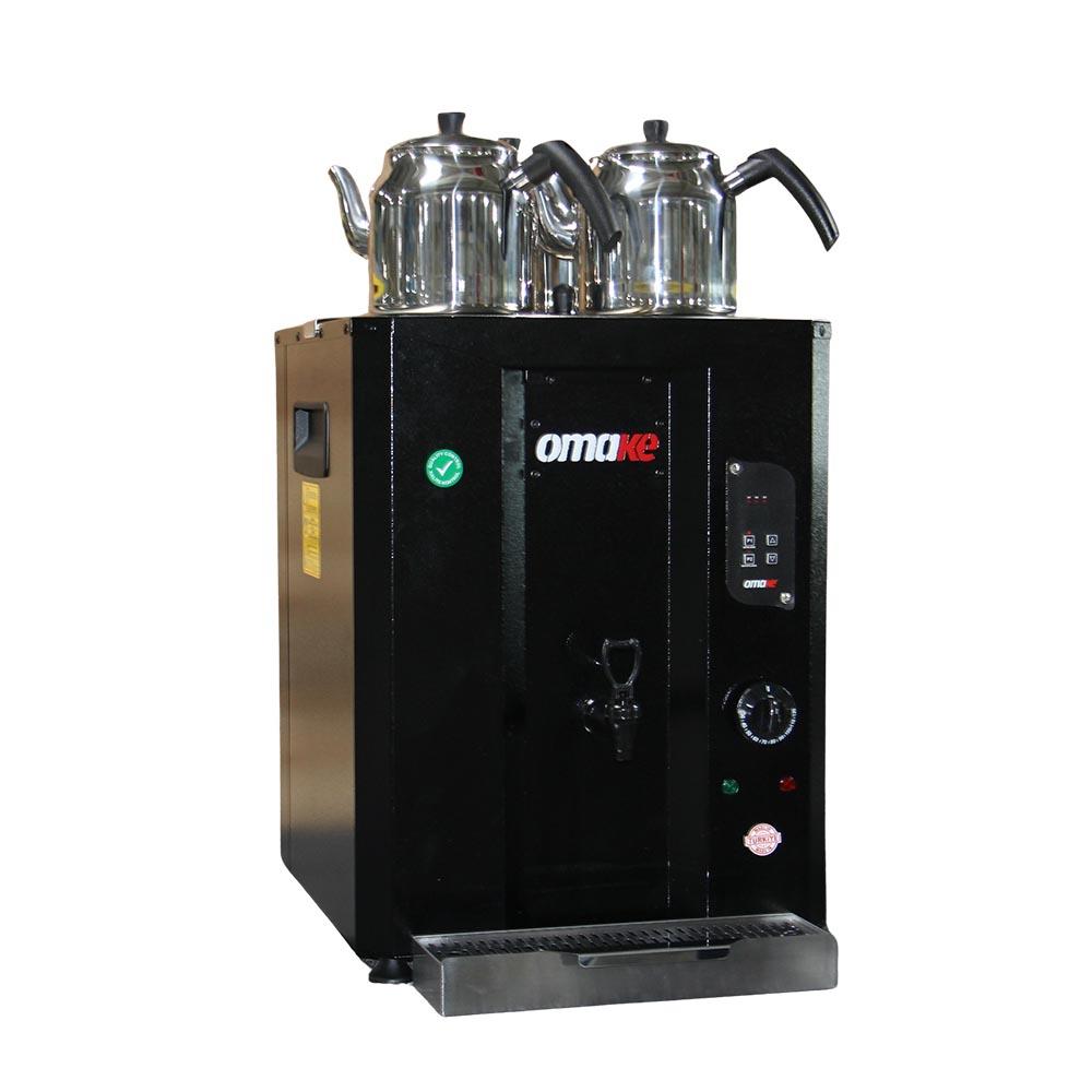 Omake 3 Demlikli Şamandıralı Elektrikli Dijital Çay Makinesi 40 Litre Siyah CAY11.E11.0023OmakeOmk.CAY11.E11.0040.Z5F