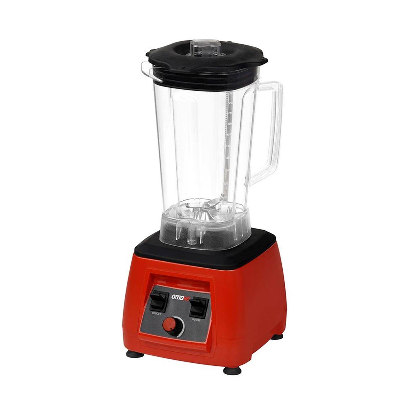 Omake 3 L Kapak Sensörlü Buz Kırıcı Manuel Bar Blender 2200W KırmızıOmakeOmk.BLE01.E11.0103.Z5F