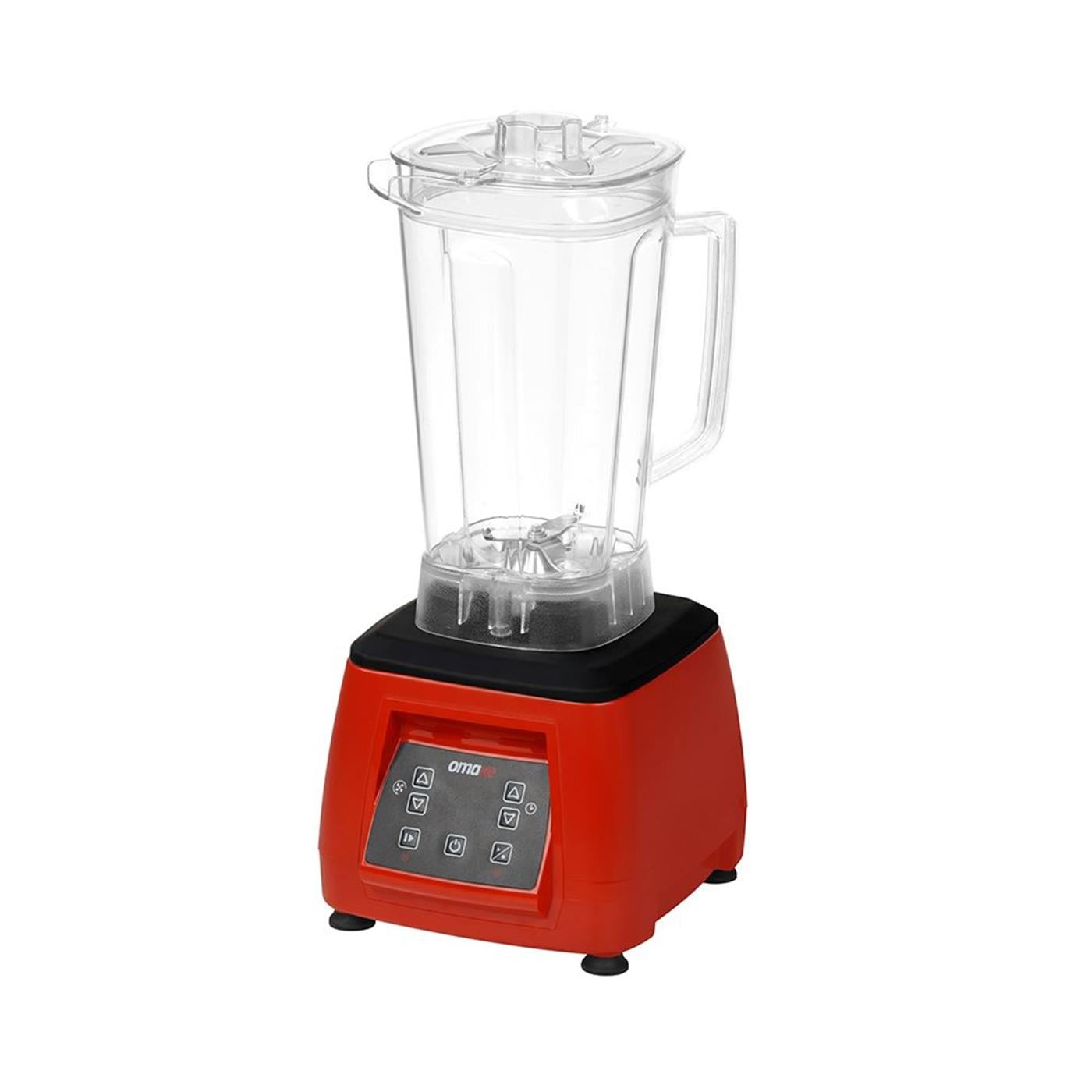 Omake 3 L Kapak Sensörsüz Şeffaf Hazneli Dijital Bar Blender 2200W KırmızıOmakeOmk.BLE02.E15.0203.Z5F