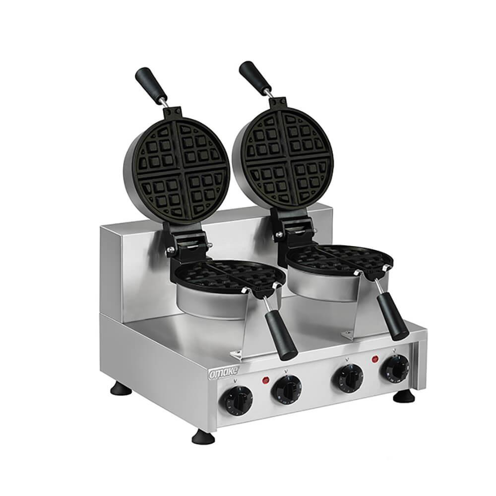 Omake Elektrikli  WFL.E22.01 Zamanlayıcılı Balls Çiftli Waffle MakinesiOmakeOmk.WFL12.E22.0101.Z5F