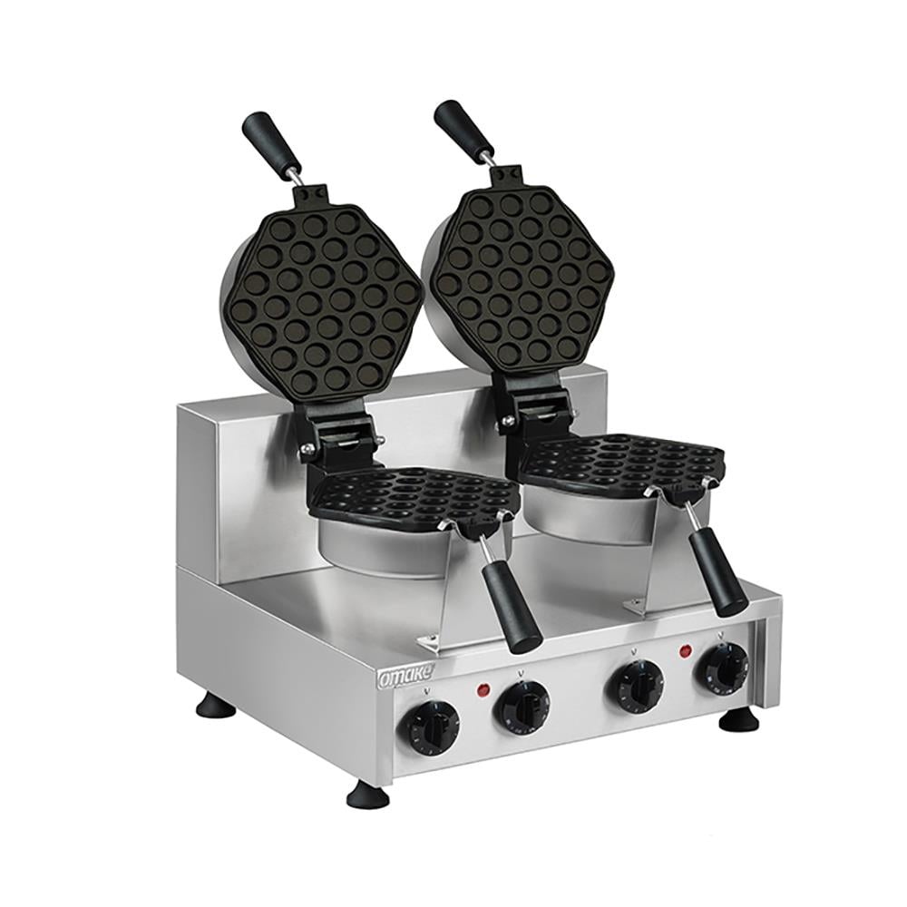 Omake Zamanlayıcılı Balls Model Çiftli Yuvarlak Waffle MakinesiOmakeOmk.WFL12.E22.0301.Z5F