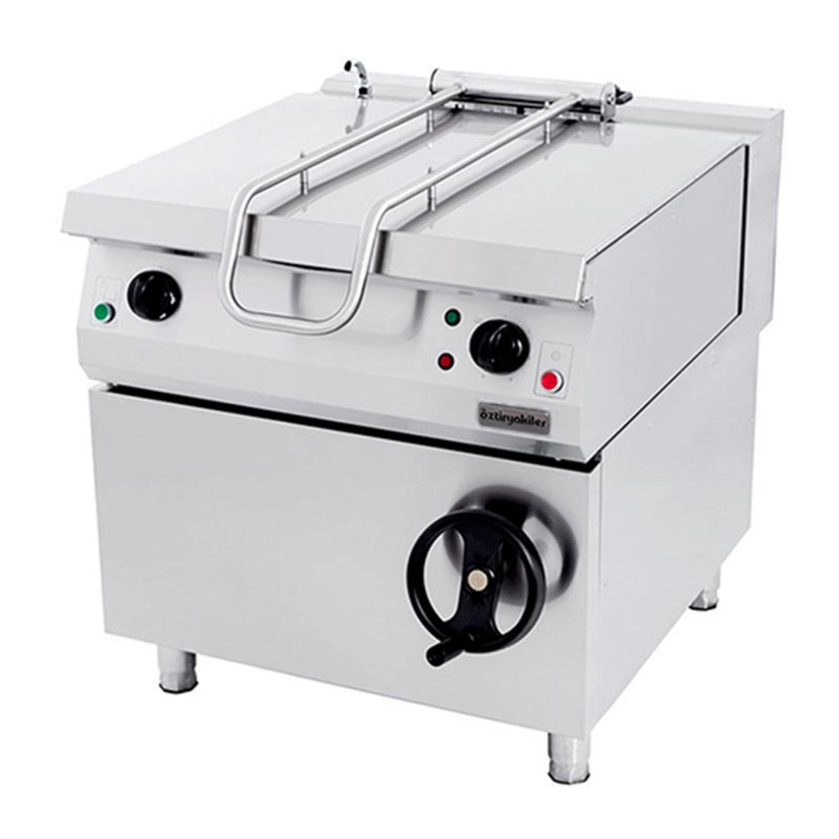 Öztiryakiler 900 Seri Devrilir Tava Gazlı 130 Lt. 120*90*85-Elektronik Ateşlemeli