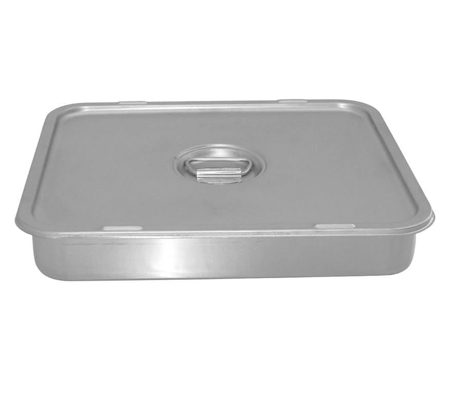 PRES BASKI TEPSİ KAPAKLI 0,80 MM SAPSIZ 40*50*5Öztiryakiler 0210.40505.13