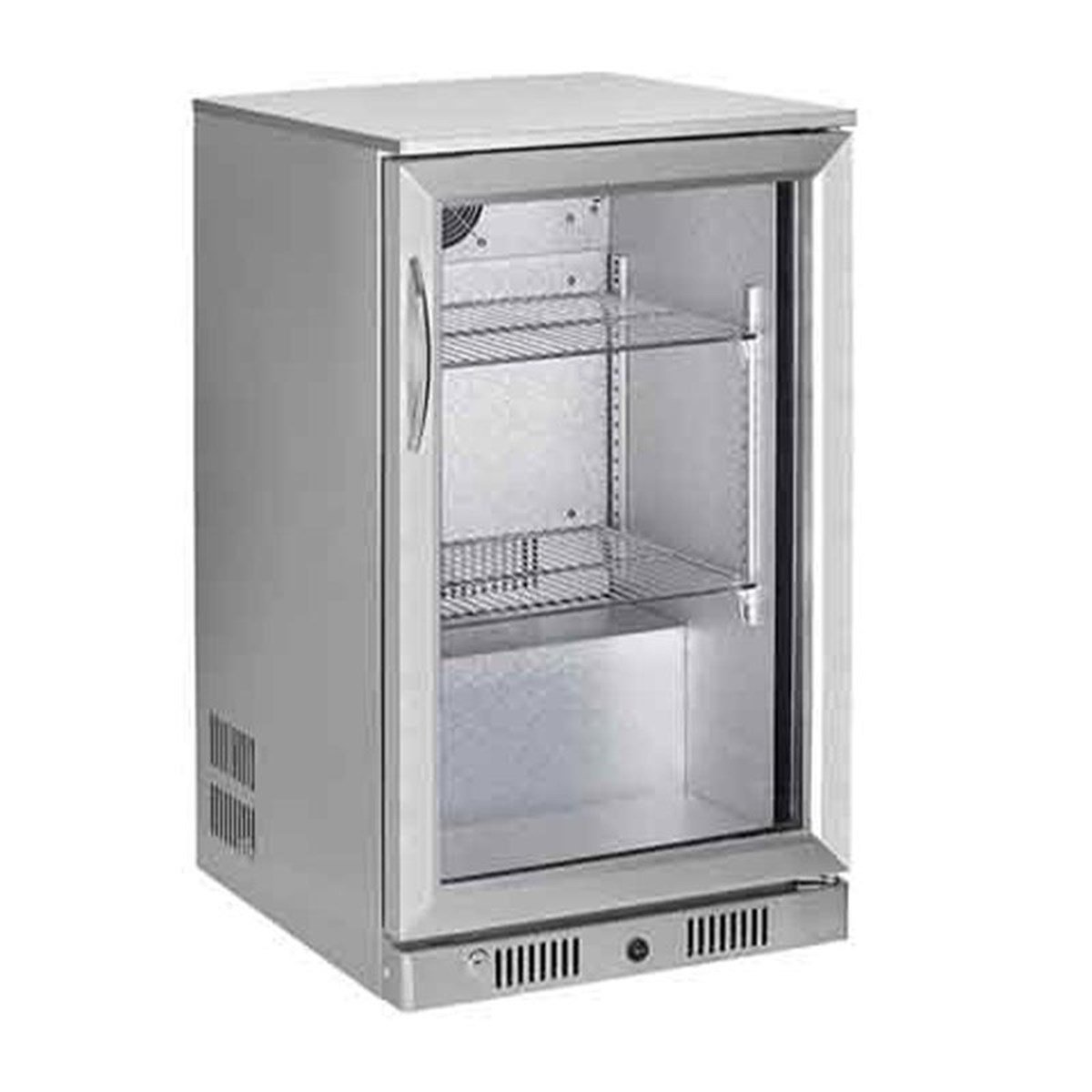 Senox SBC-150 Tek Kapılı Bar Altı Şişe Soğutucu (Krom)