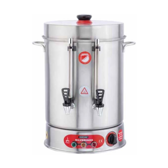 SilverInox 2033 120 Bardak İkazlı Metal Musluklu Çay Makinesi 12 ltSilverInoxIG.2033