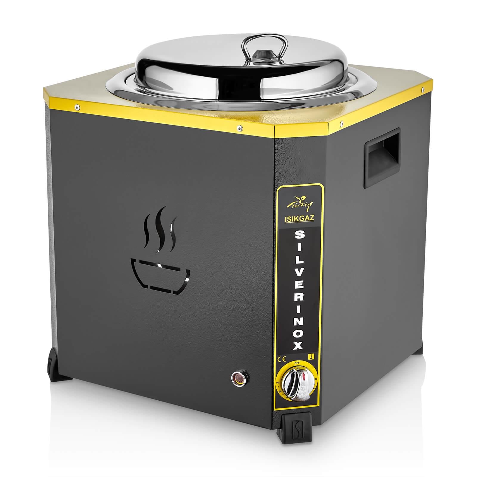 SilverInox C-02 Siyah Jumbo Çorba Kazanı 9 ltSilverInoxIG.C-02