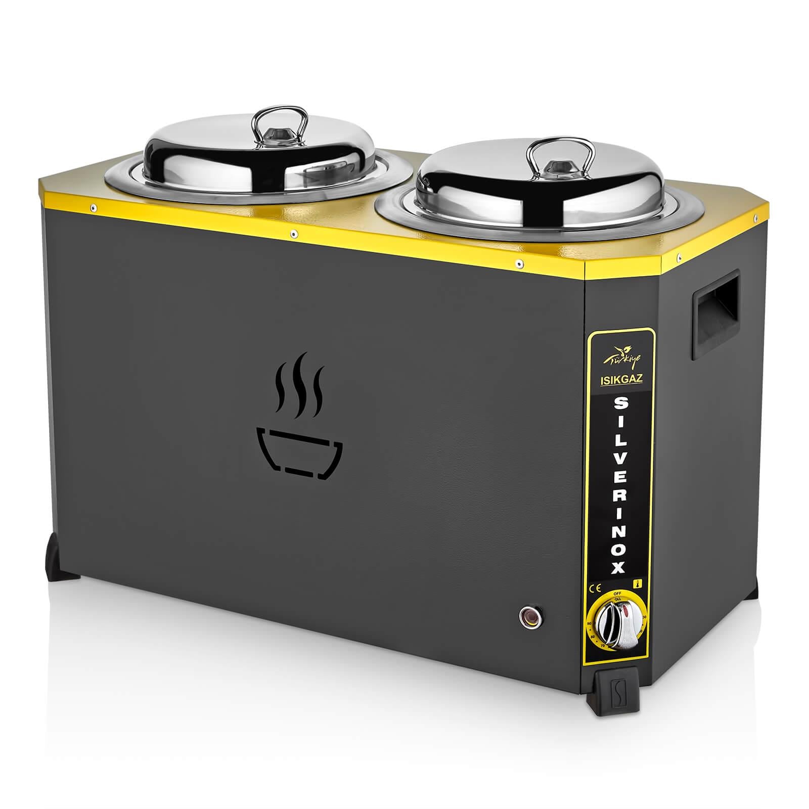 SilverInox C-05 Siyah Jumbo Çorba Kazanı 13 ltSilverInoxIG.C-05