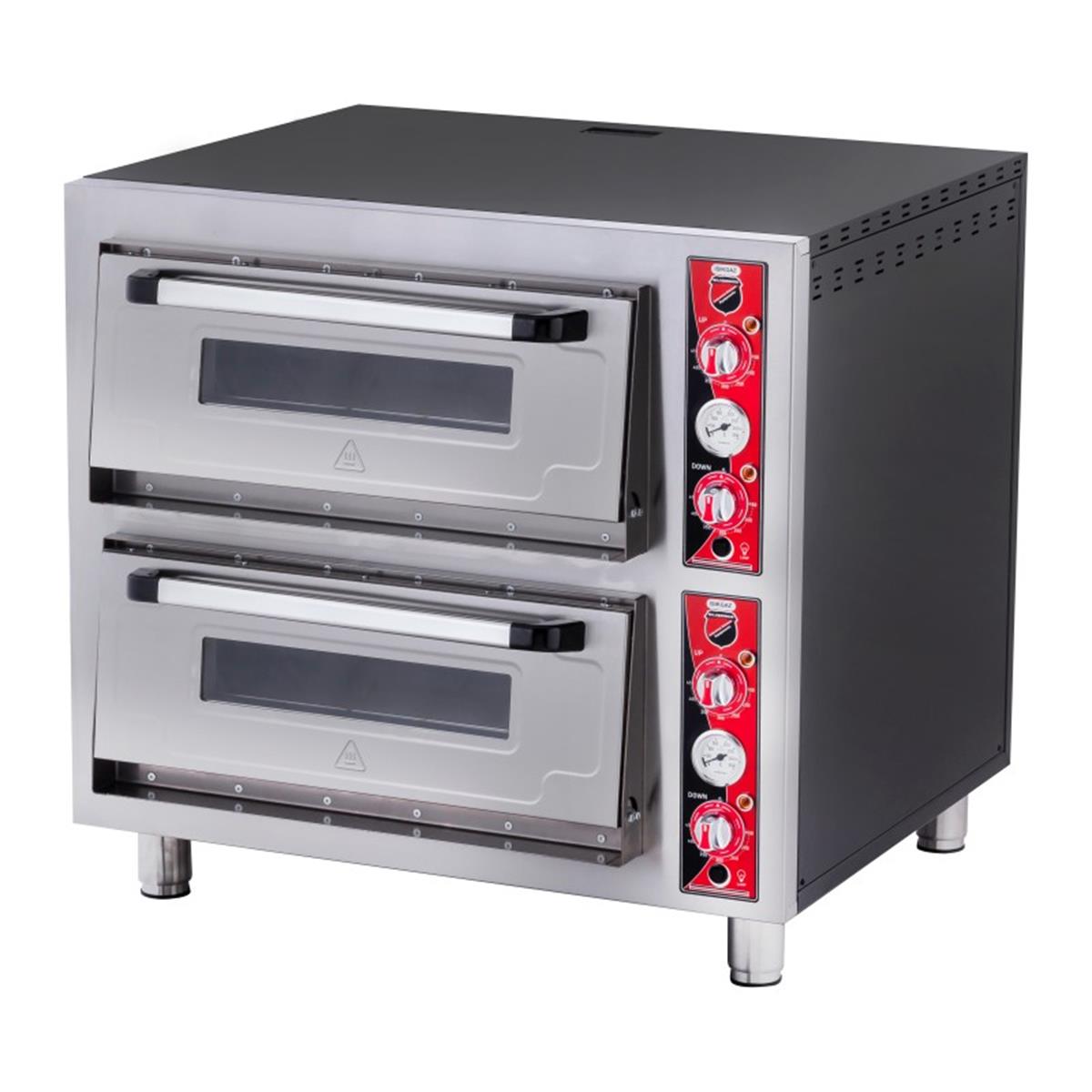 SilverInox PF-92 D Elektrikli Çift Katlı Pizza Fırını 92x62 cmSilverInoxIG.PF-92 D