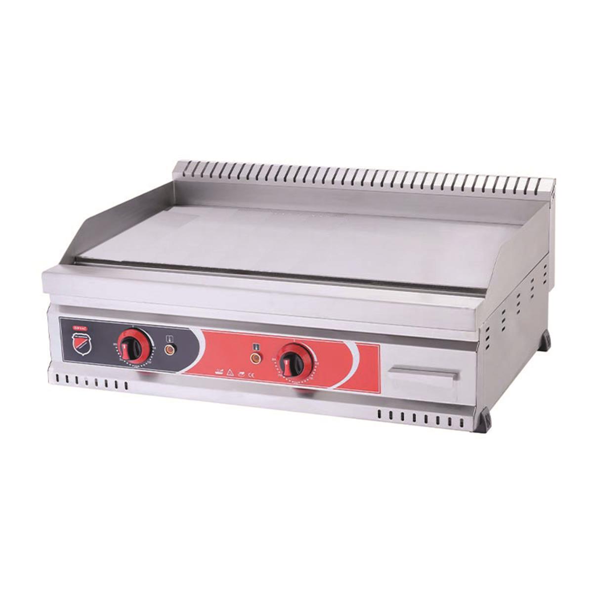 SilverInox PGE-80-D Elektrikli Pleyt Izgara Düz 80x60 cmSilverInoxIG.PGE-80-D