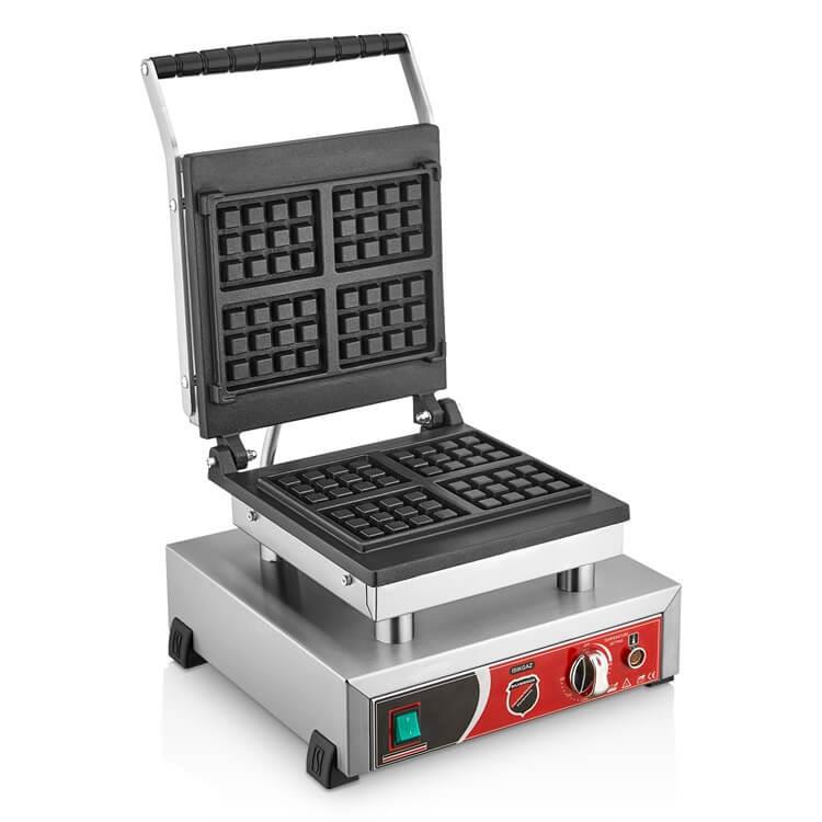 SilverInox WF Dörtlü Kare Waffle MakinesiSilverInoxIG.WF
