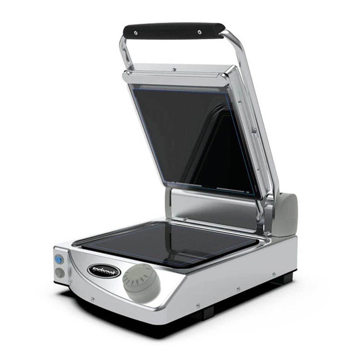 Spidocook SP 010 P Düz Yüzey Elektrikli Seramik Camlı Izgara & Tost MakinesiSpidocookATI.SP-010 P