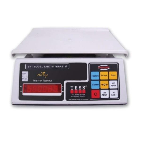 Tess ERT15CK 15 KG Çukur Kefe Tartım TerazisiTessTSS. ERT15CK