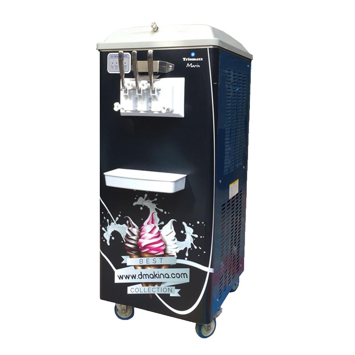Triomaxx Marin 3 Musluklu Soft Dondurma & Frozen ve Yoğurt Makinası