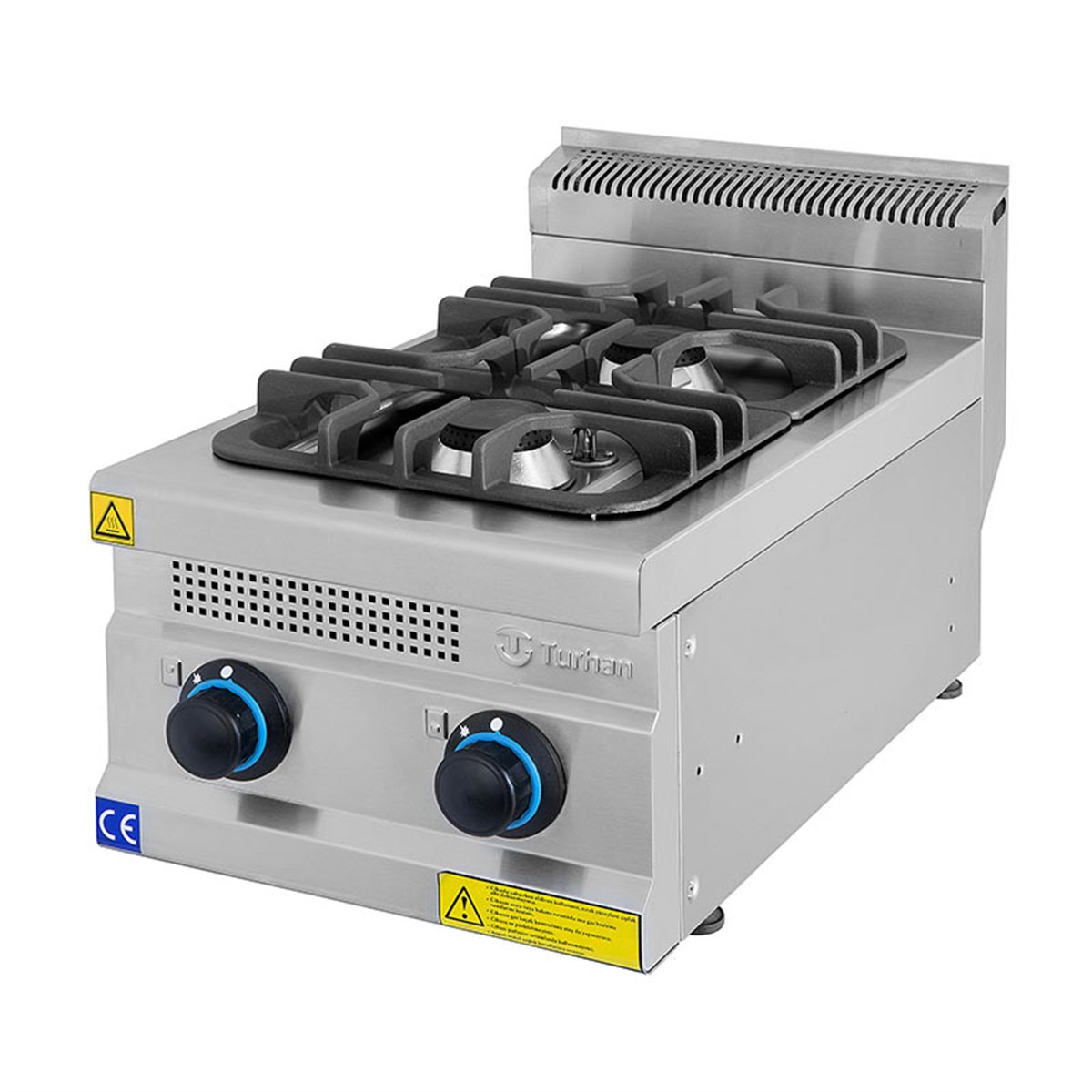 Turhan Çelik TC.6OCG401 2'li Ocak Lpg 400x630x300
