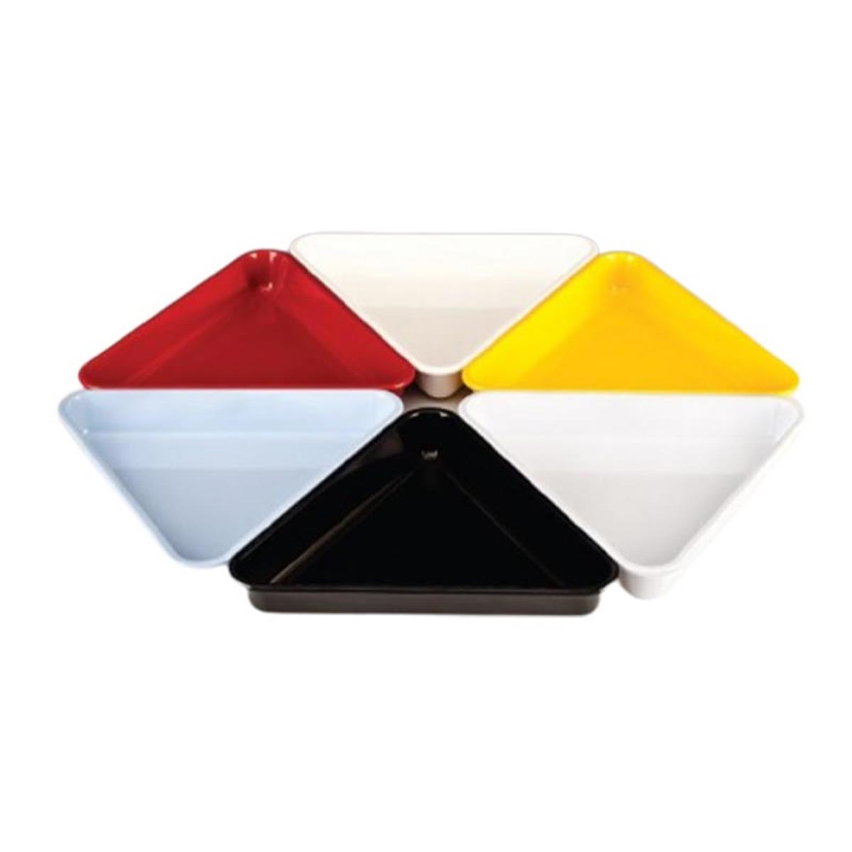 Zicco K-1107 Üçgen Melamin Teşhir 40x6 Cm SarıZiccoAKN.K-1107-SR
