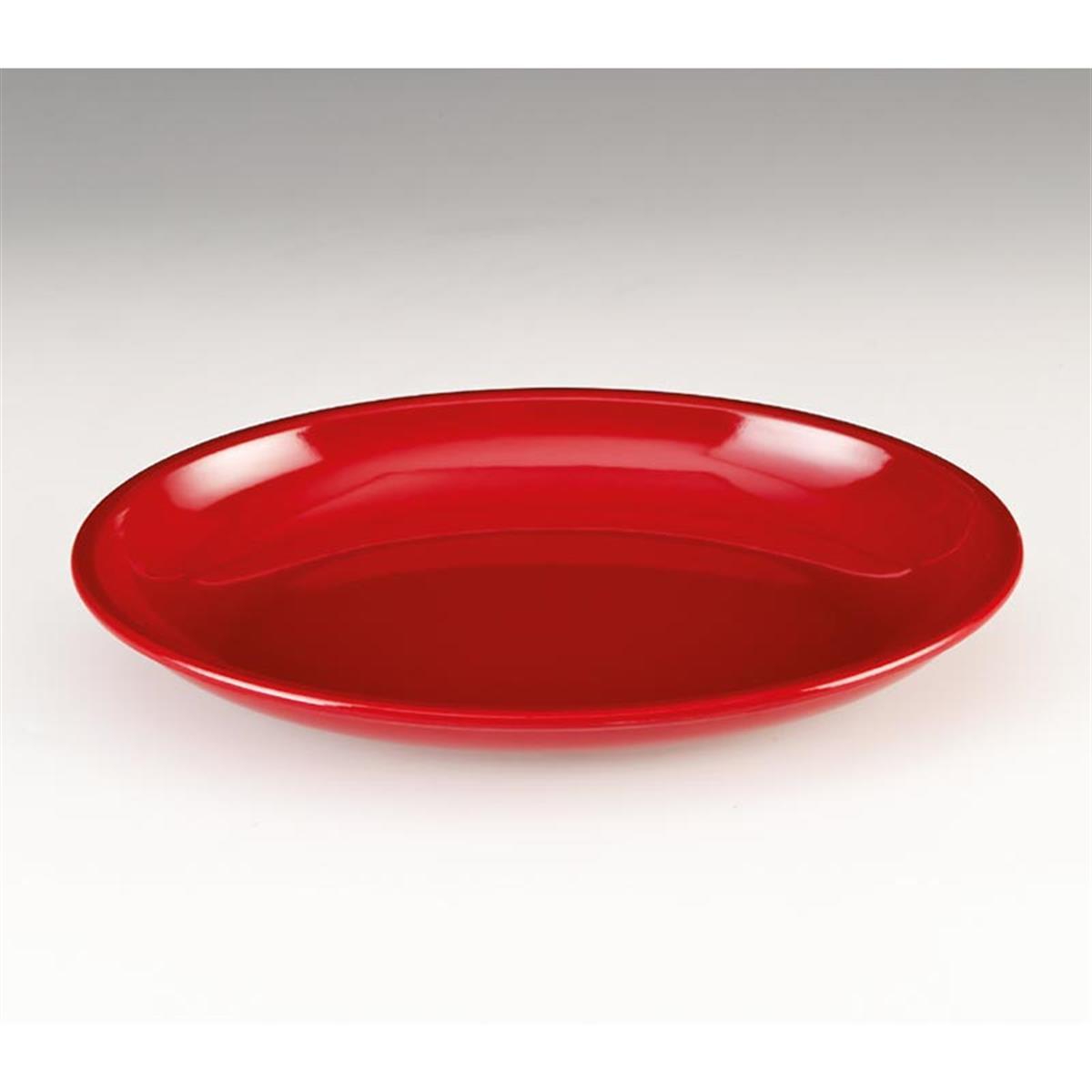 Zicco K-2002 Oval Melamin Teşhir 35x26x4,5 Cm KırmızıZiccoAKN.K-2002-KRMZ