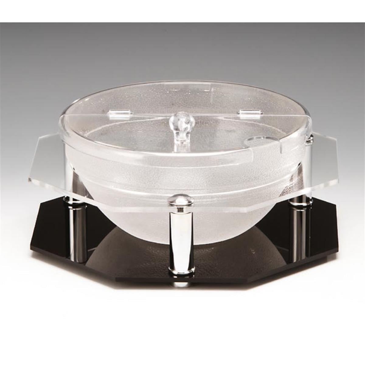 Zicco Zcp 247 23 Cm Tekli,Polycarbonat  Kaseli Kapaklı Teşhir Standı 23 Cm Kase--- 29X7 CmZiccoAKN.ZCP 247