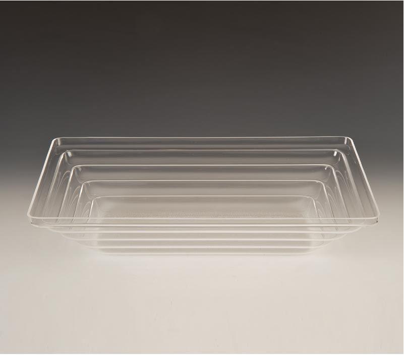 Zicco Zcp 426 Dikdörtgen Yivli Teşhir-Siyah Şeffaf 43,5X28,5 Cm ZiccoAKN.ZCP 426