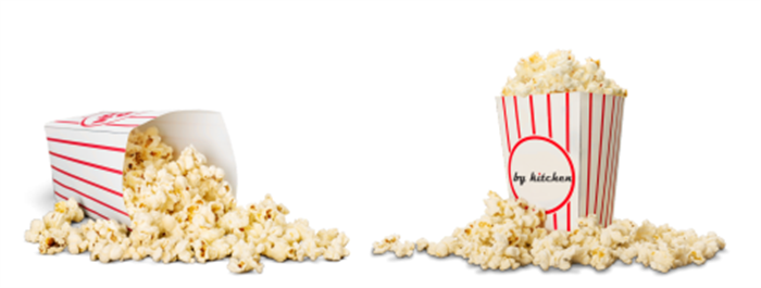 By Kitchen BY.DPM-S Siyah Set Üstü Popcorn Makinesi