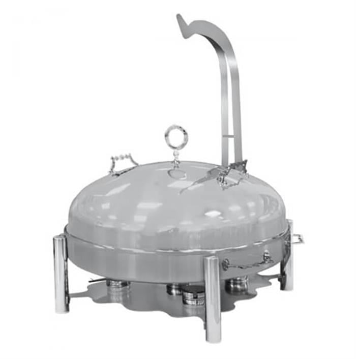 CHAFING DISH YUVARLAK 60 CM KAPAK ORTADOGU MODEL ASKILI