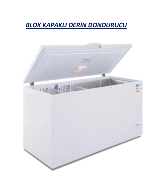 Coldera CL 500 DSL A+ Blok Kapaklı Derin Dondurucu
